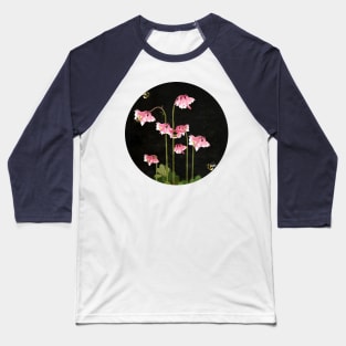 Pink Aquilegias Baseball T-Shirt